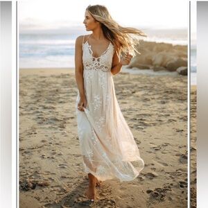 Boho Lace dress - L